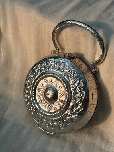 Mandala brass bag