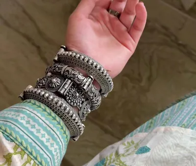 Hema nohwal bangle stack