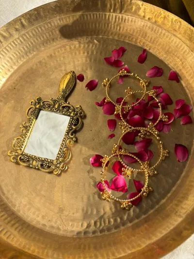 Set of two Kashmiri GHOOGROO bangles