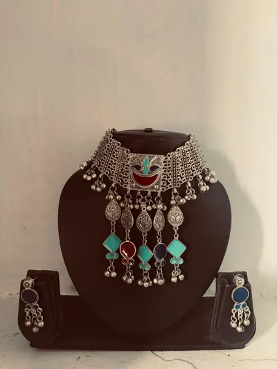 Afghani brass choker